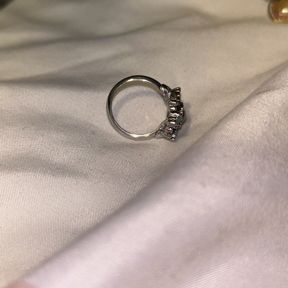 Silver Rings with turquoise blue stone - Picture 4 of 7